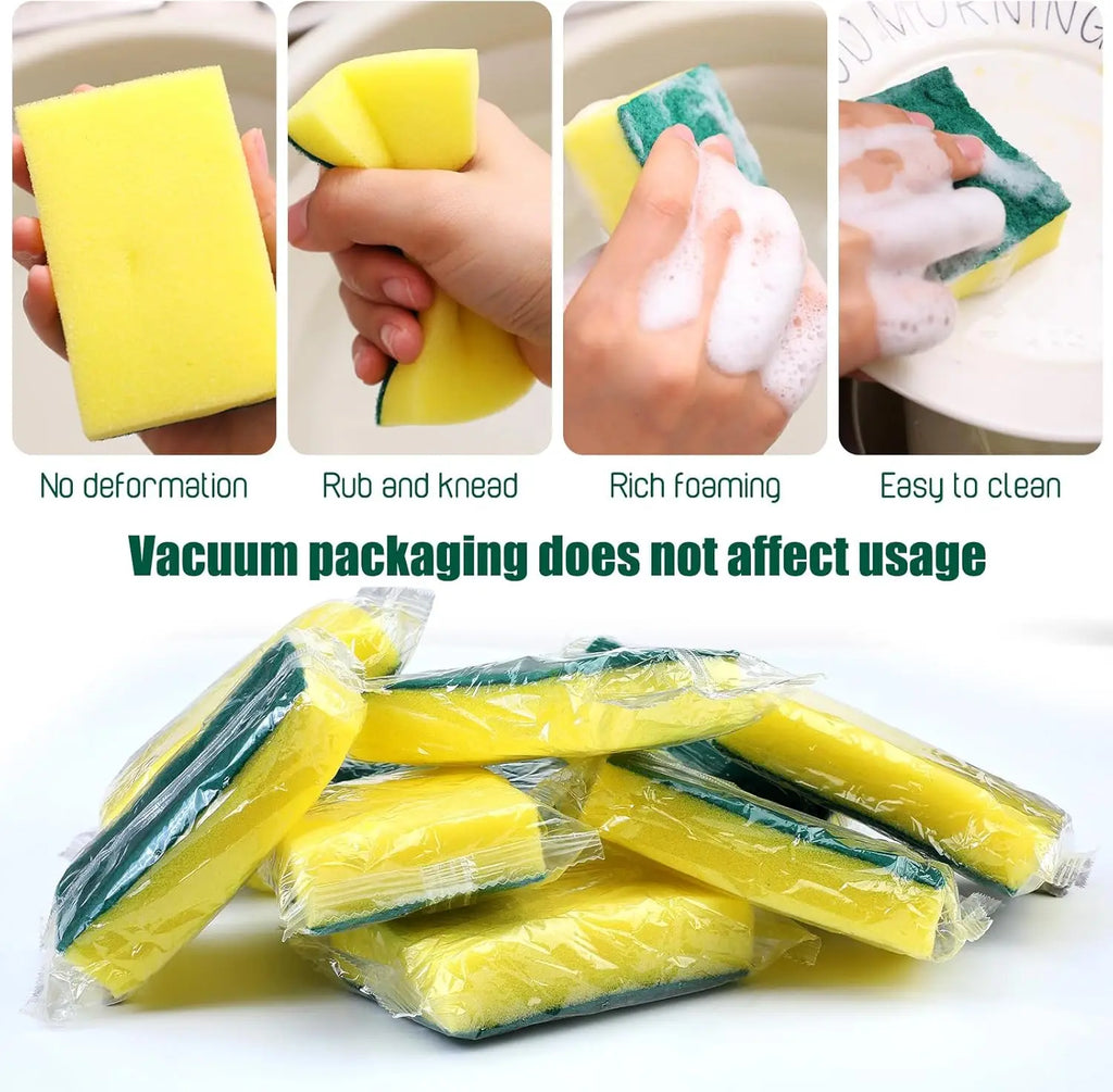 Heavy Duty Dish Scrubber Sponge – Stink-Free Kitchen Cleaning Kitchen Scrubber Sponge Babs