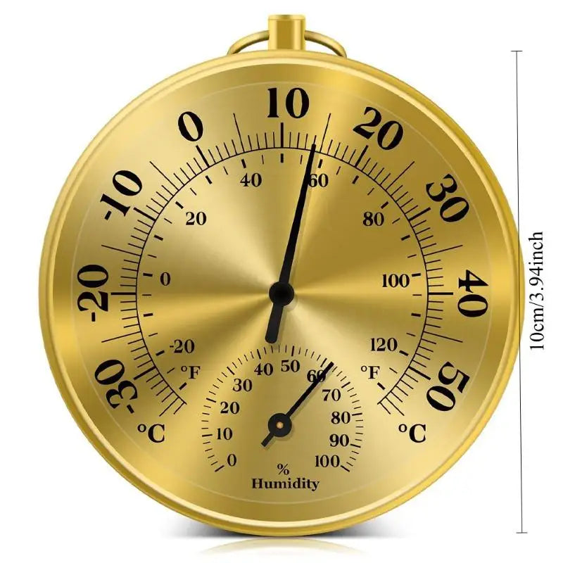 10CM Analog Wall Thermometer Hygrometer for Home & Garden Thermometer Hygrometer Babs