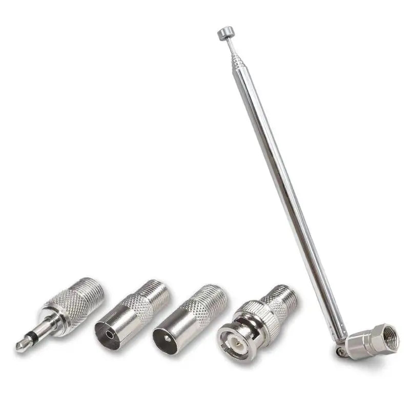 FM Radio Telescopic Rod Antenna 4/5Pcs - F-Type & 3.5mm Set FM Radio Antenna Babs