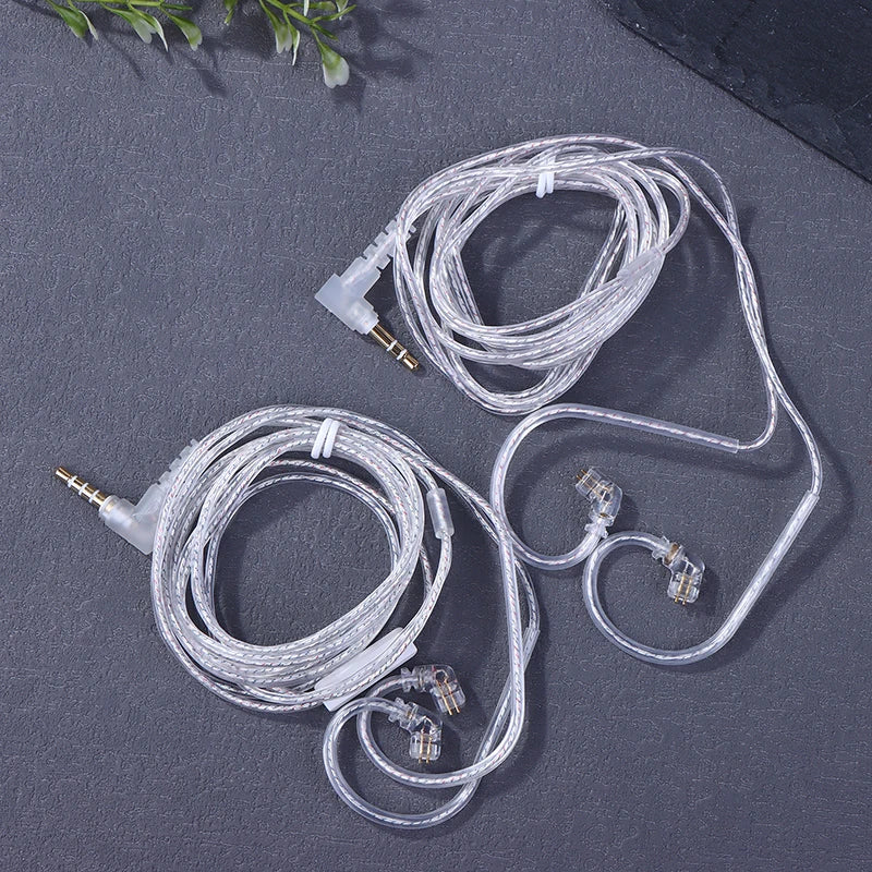 KZ Silver Plated Upgrade Cable 2Pin 3.5mm – 120cm Earphone Upgrade Cable Babs