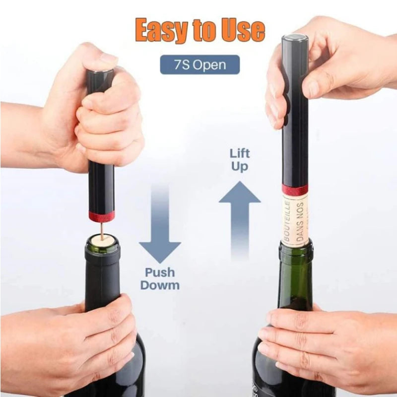 Air Pressure Pump Wine Bottle Opener – Portable Corkscrew Wine Bottle Opener Babs