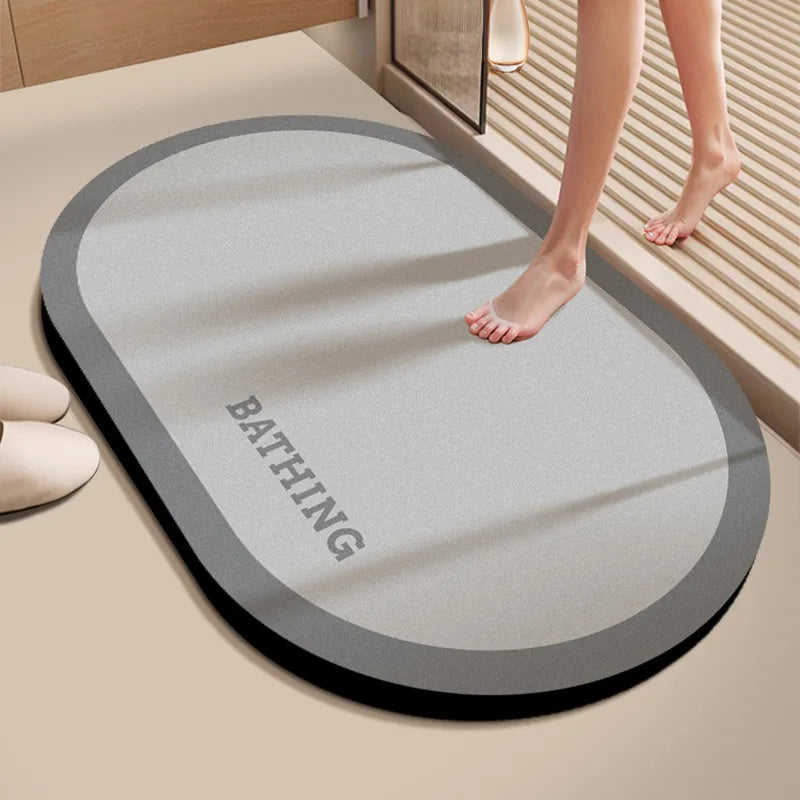 Diatomaceous Earth Bath Mat – Quick-Dry Non-Slip Bathroom Rug Bath Mat Babs
