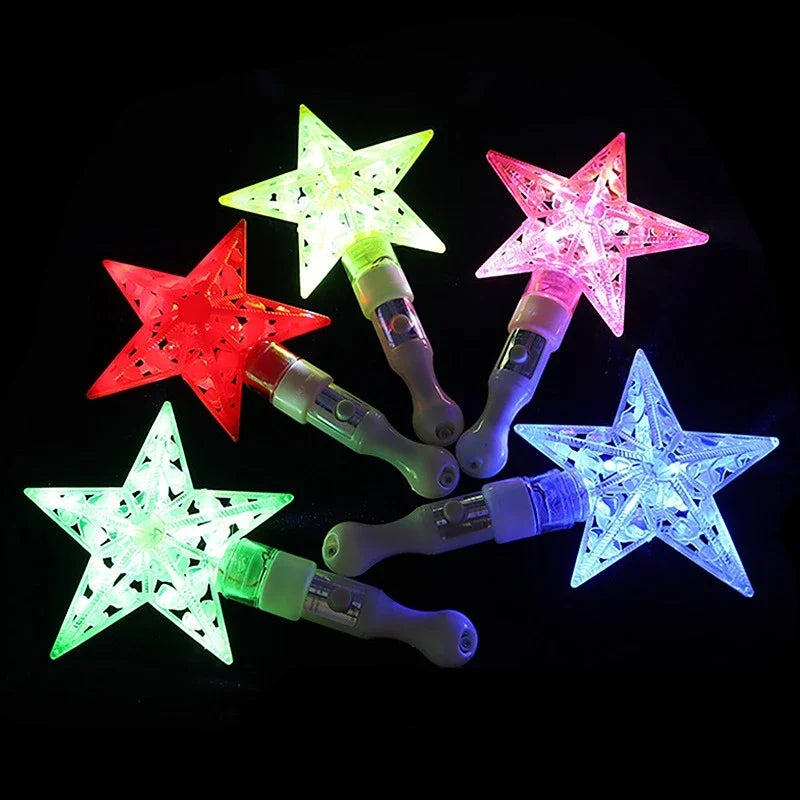 LED Star Fairy Wands Glow Party Supplies – 10 Pack LED Party Wands Babs