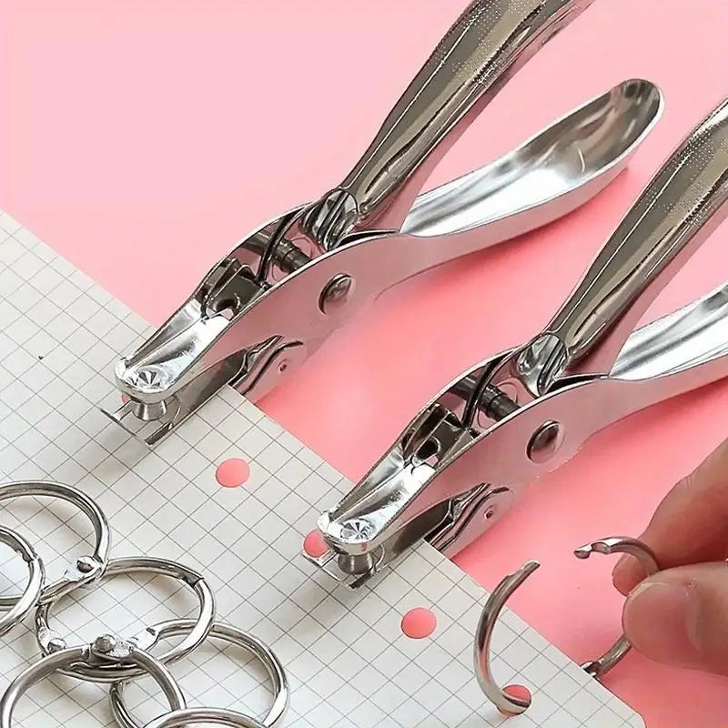 2pcs Single Hole Punch 6mm 8-Sheet – Office & Scrapbooking Single Hole Punch Babs 2pcs