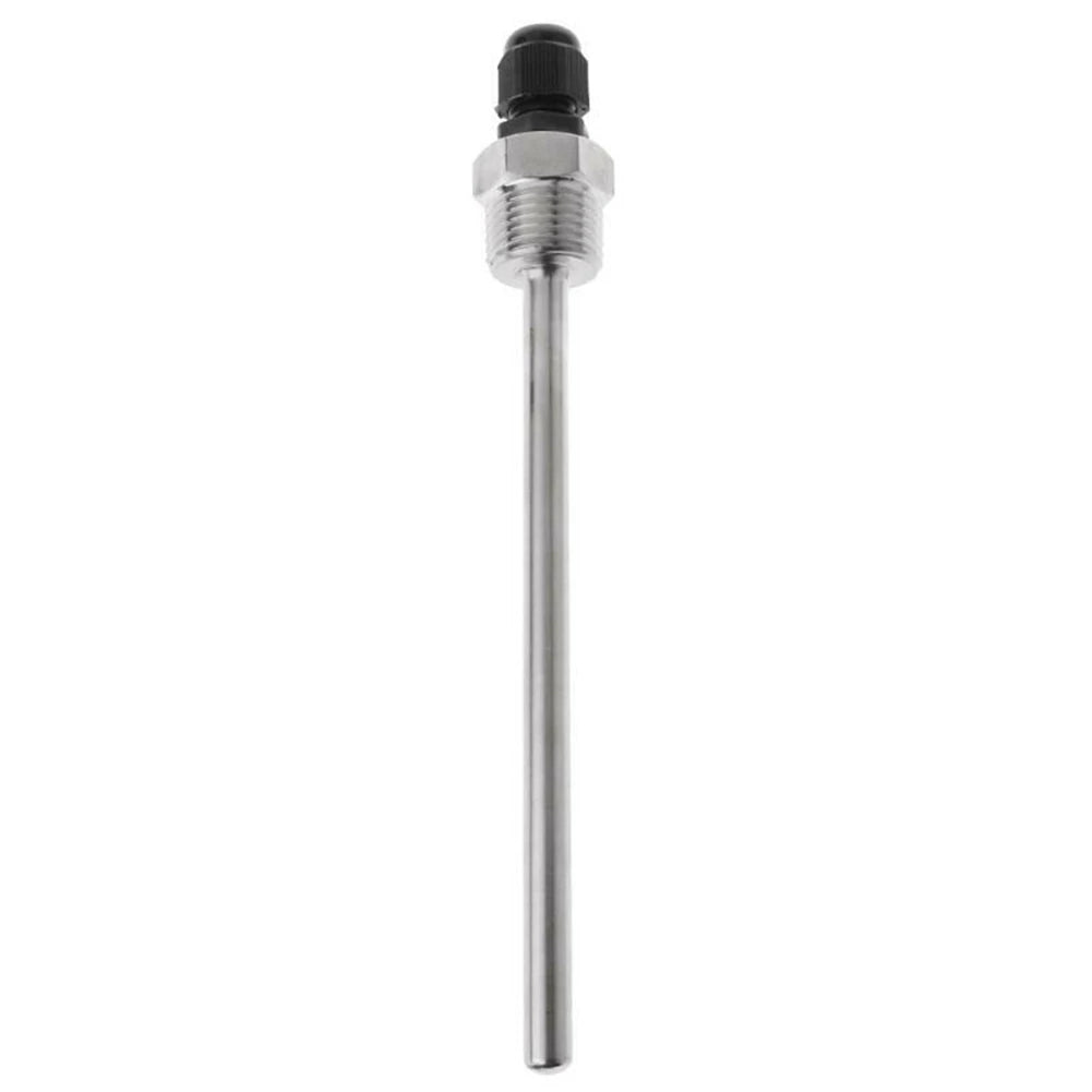 304 Stainless Steel Thermowell G1/2 Thread 30–200mm, 6mm Tube Thermowell Fitting Babs 150mm