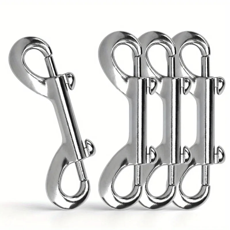 2pcs Double Ended Snap Hooks – Zinc Alloy Trigger Clips Metal Snap Hooks Babs