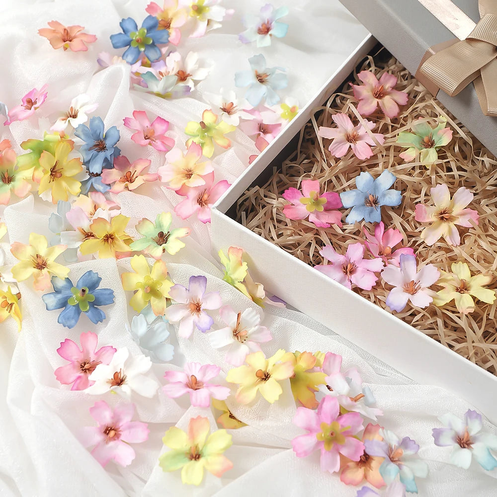 50/100Pcs Silk Artificial Rose Heads – Wedding & Home Decor Artificial Flower Heads Babs