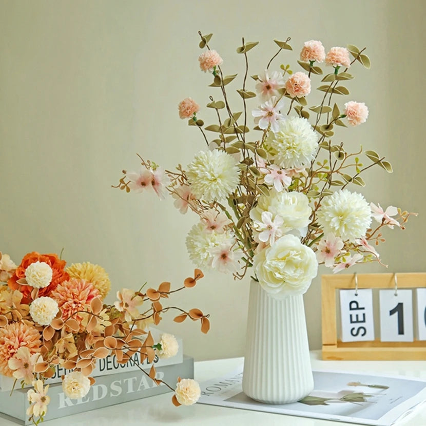 Silk Rose Artificial Flowers | Wedding & Home Décor Bouquet Artificial Silk Flowers Babs