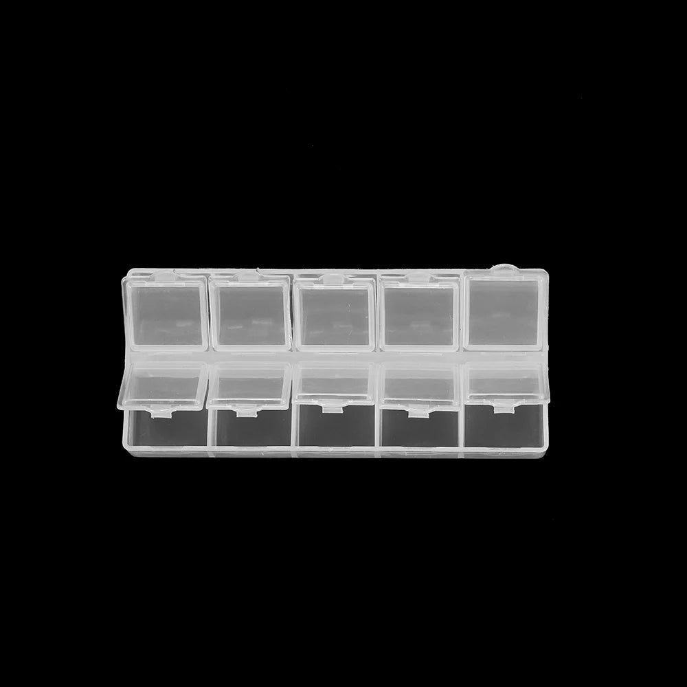 10-Grid Jewelry Organizer Box – Beads & Craft Storage Case Jewelry Storage Box Babs