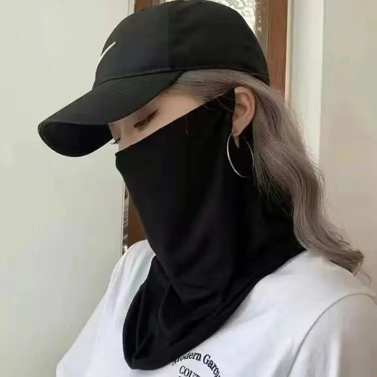 UPF 50+ Ice Silk UV Face Mask & Bandana Scarf – Unisex UV Bandana Scarf Babs B2