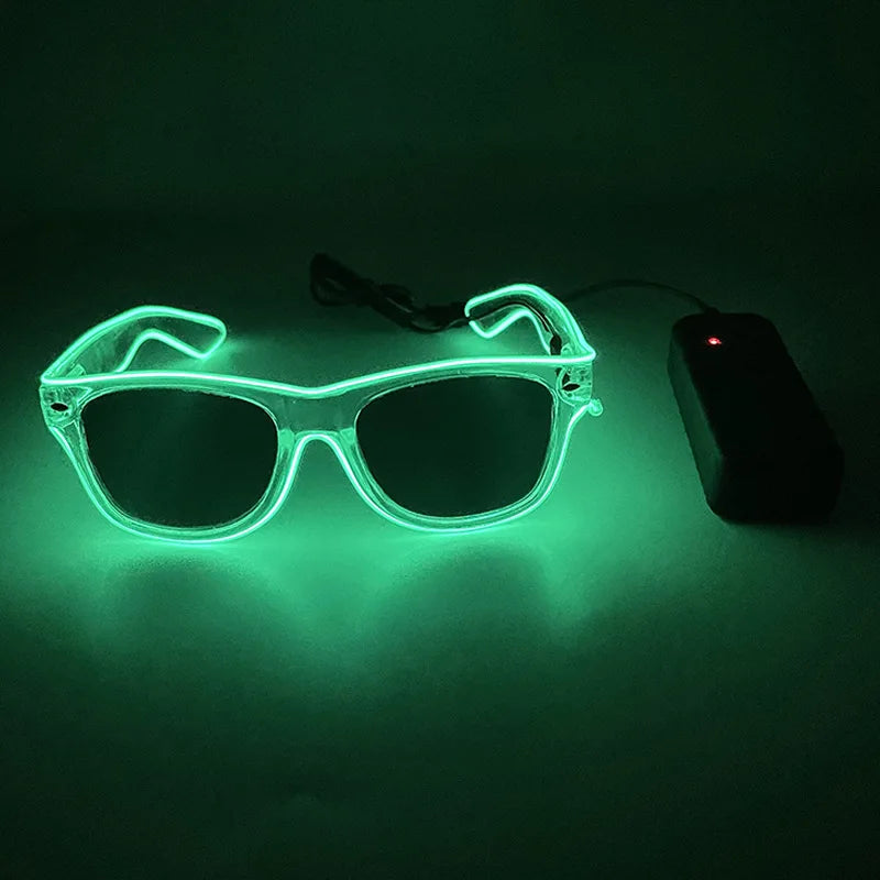 LED Light Up Glasses – Glowing Rave & Party Sunglasses LED Party Glasses Babs