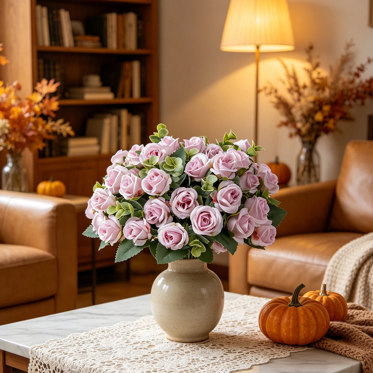 Artificial Silk Rose Bouquet for Wedding & Home Décor Artificial Flower Bouquet Babs