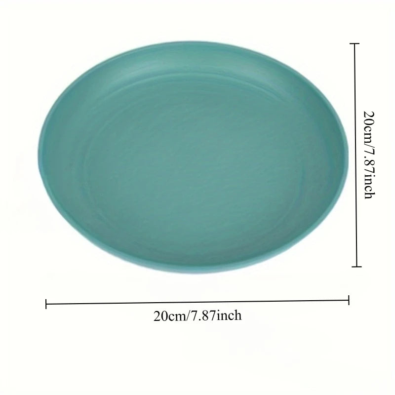 4-Pack Durable Plastic Camping Plates – Dinner & Candy Plates Camping Dinner Plates Babs