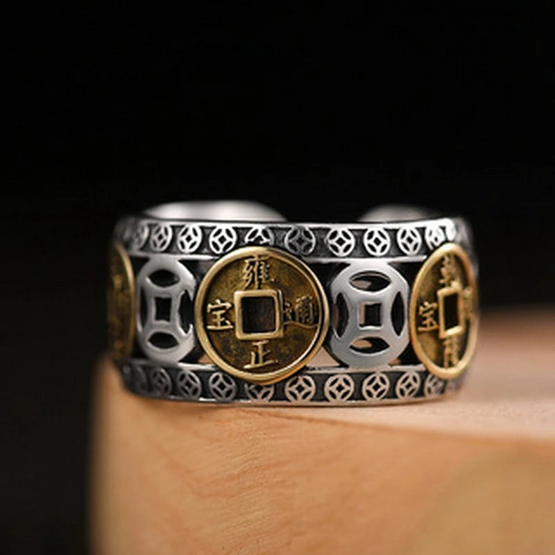Feng Shui Pixiu Adjustable Ring – Lucky Wealth Amulet Fashion Ring Babs