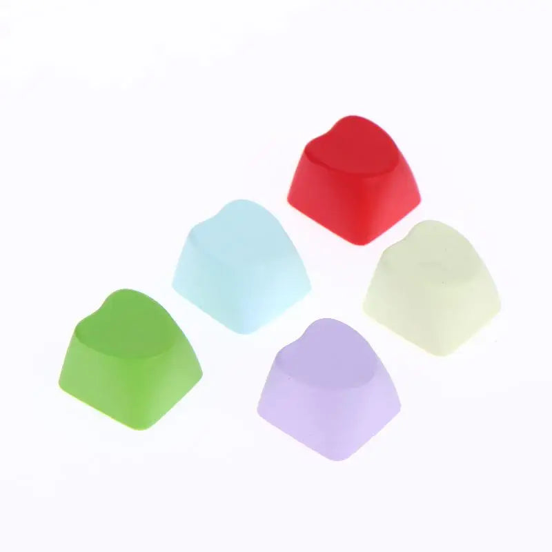 Heart-Shaped PBT Keycaps OEM 1U MX Compatible DIY 10/20pcs Keyboard Keycaps Babs