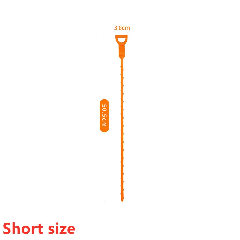 Drain Snake Hair Clog Remover – Sink & Shower Drain Tool Drain Cleaning Tool Babs 5pcs-50cm