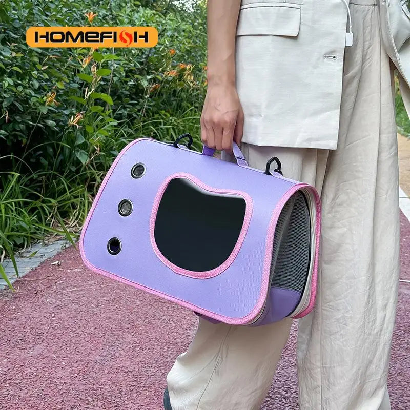 HOMEFISH Portable Pet Carrier Bag – Cats & Small Dogs Pet Carrier Bag Babs