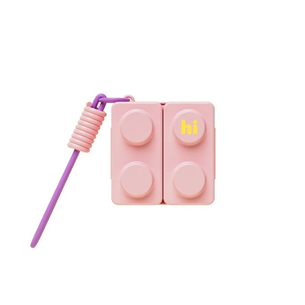 7-Grid Folding Magnetic Double-Layer Pill Organizer Box Pill Organizer Box Babs Pink