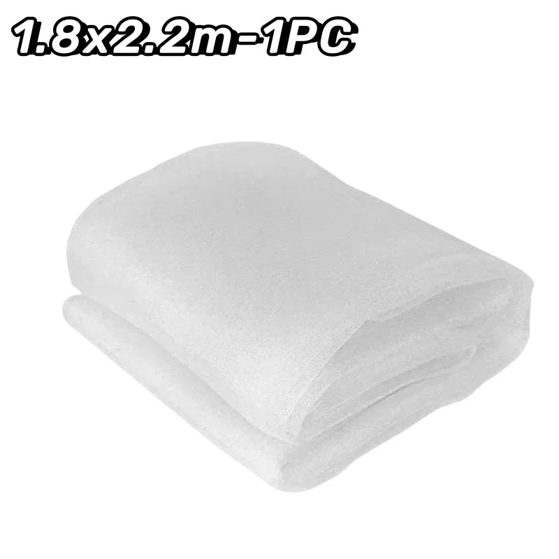 60 Mesh Garden Insect Netting – Vegetable, Fruit & Flower Cover Garden Insect Netting Babs White-1.8x2.2m