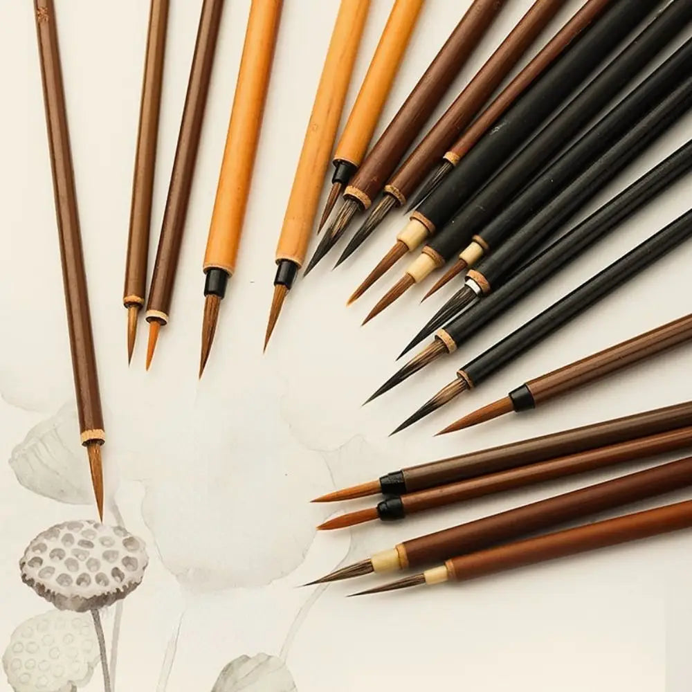 Chinese Calligraphy Brush – Wolf Hair Fine Painting Pen Calligraphy Brush Babs