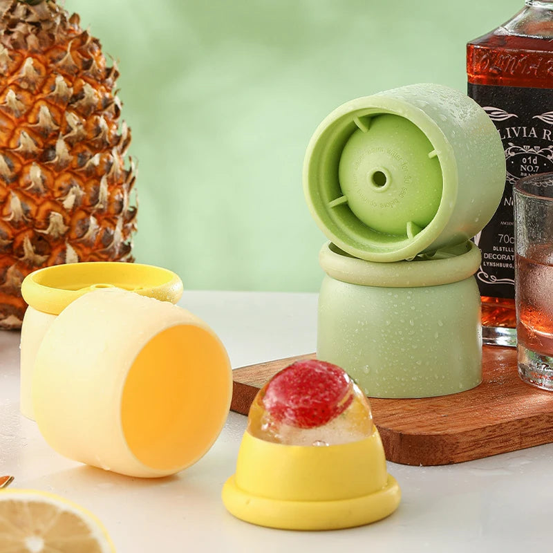Silicone 3D Ice Ball Mold 6cm – Cocktail & Whiskey Ice Sphere Maker Ice Ball Mold Babs