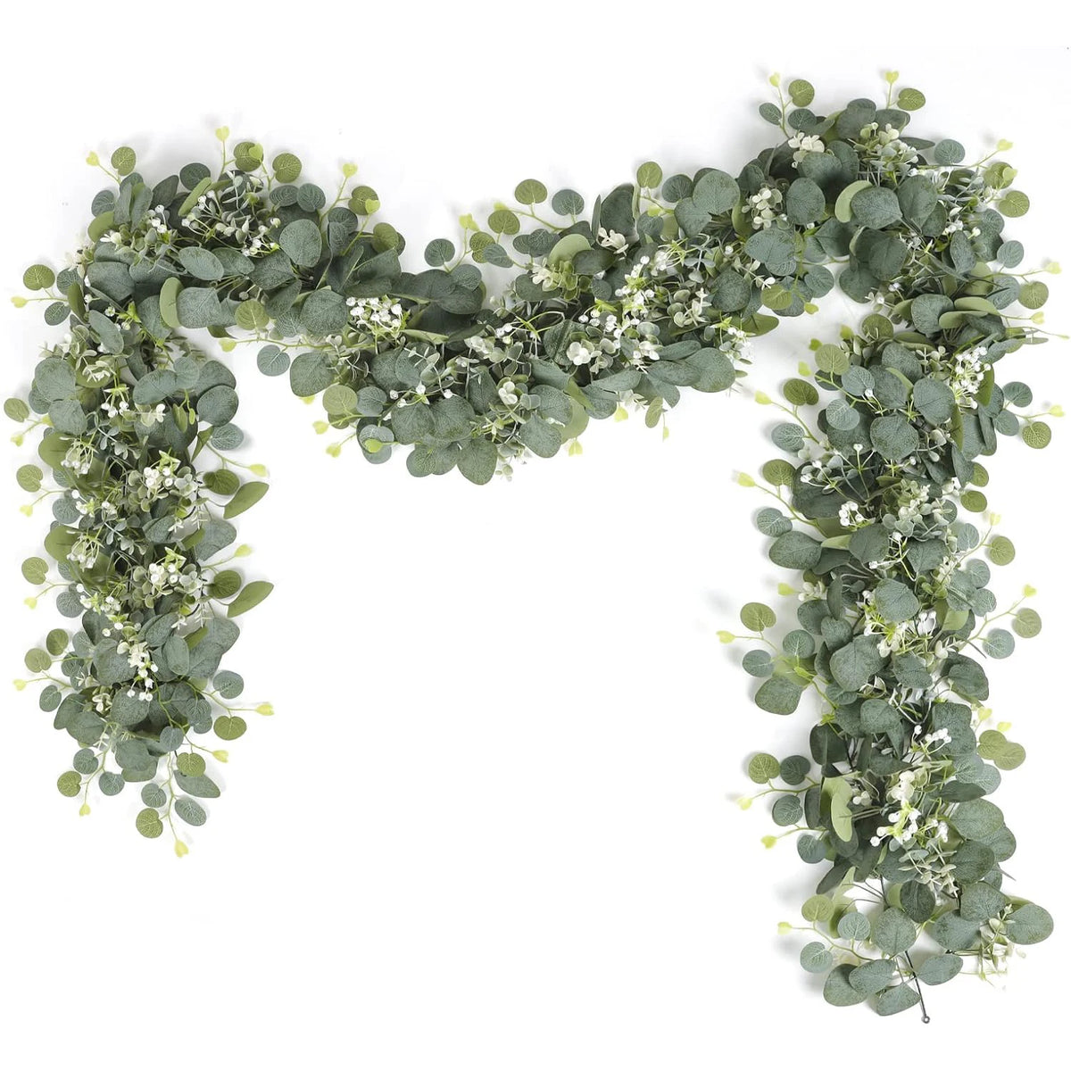 Artificial Green Vine Wall Hanging Décor – 1 or 3pcs Set Artificial Vine Decor Babs green 1 PC