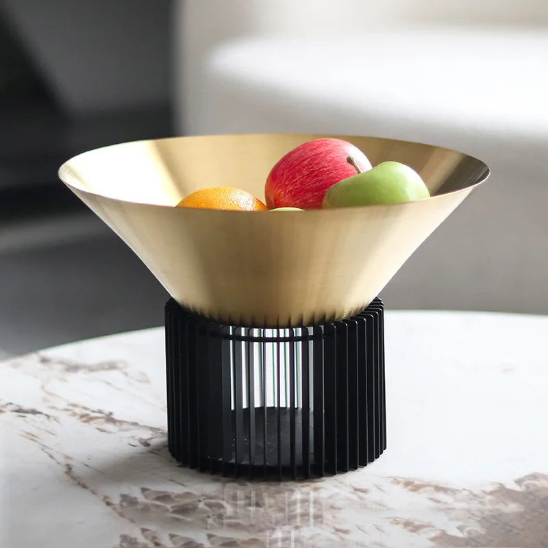 Light Luxury Metal Fruit Plate & Decorative Storage Tray Decorative Storage Tray Babs