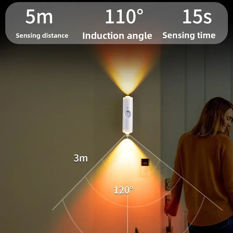 Magnetic RGB Night Light | Motion Sensor Rechargeable Wall Lamp RGB Night Light Babs