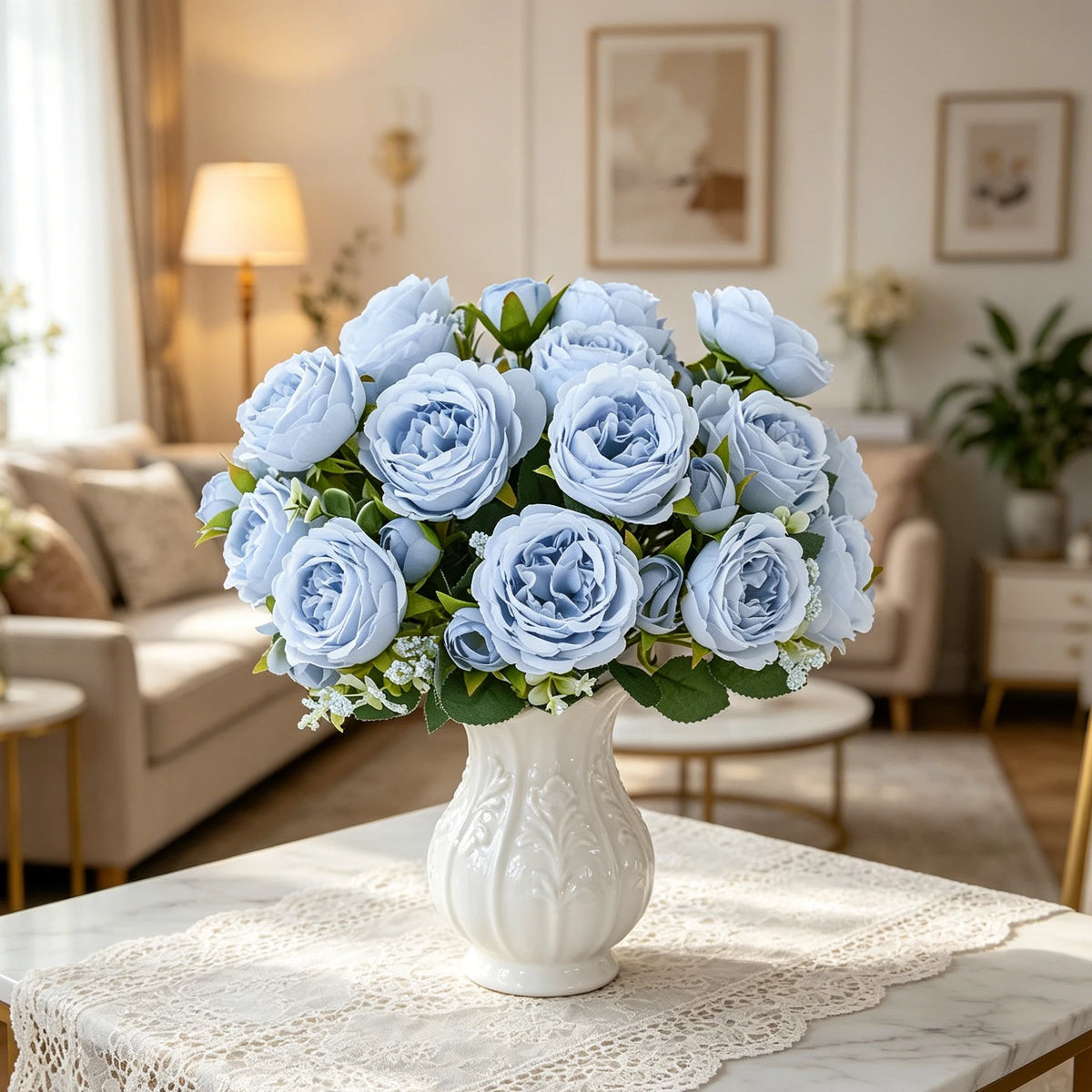Silk Peony Artificial Flowers – Wedding & Home Decor Artificial Silk Flowers Babs