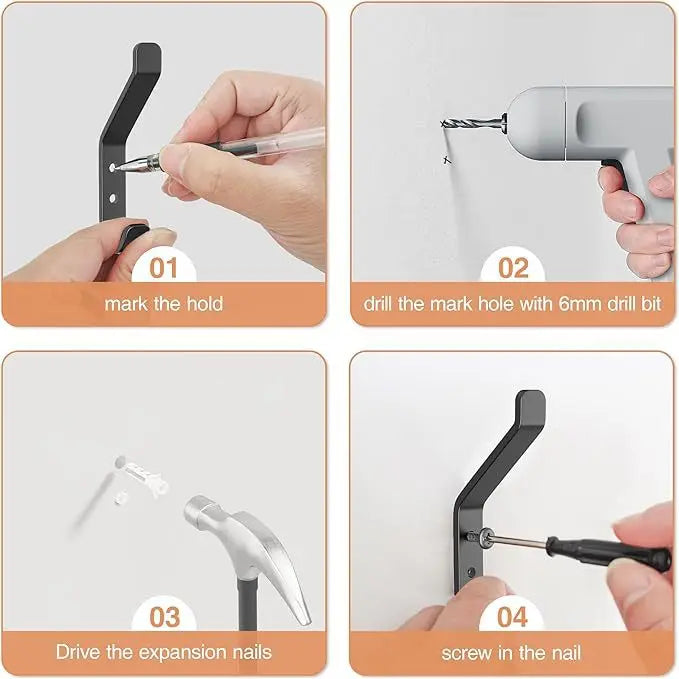 Stainless Steel Wall Hooks – Rust-Resistant Coat & Towel Hook Wall Hooks Babs
