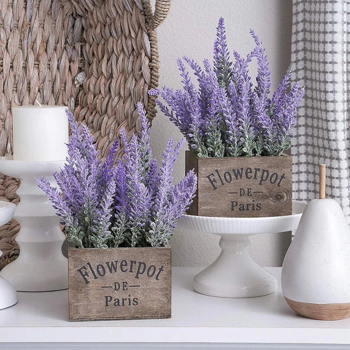 Artificial Lavender Bouquet | UV-Protected Faux Flowers for Home & Wedding Artificial Flower Bouquet Babs