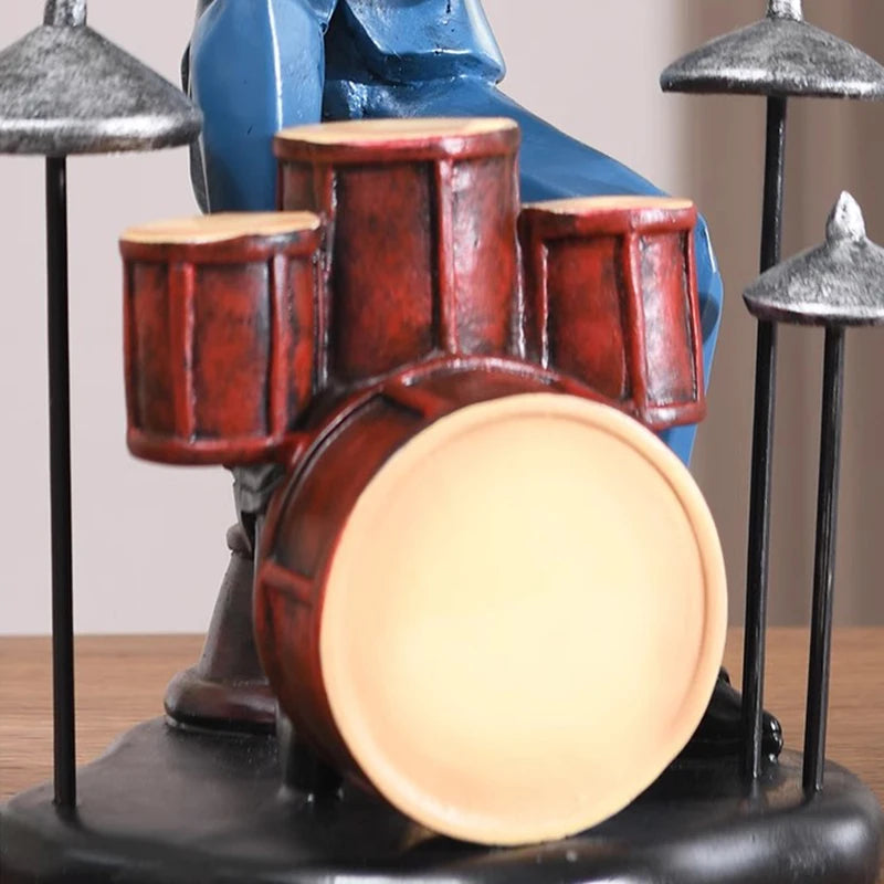 Handmade Resin Music Figurine – Elegant Home Decor Miniature Decorative Figurine Babs