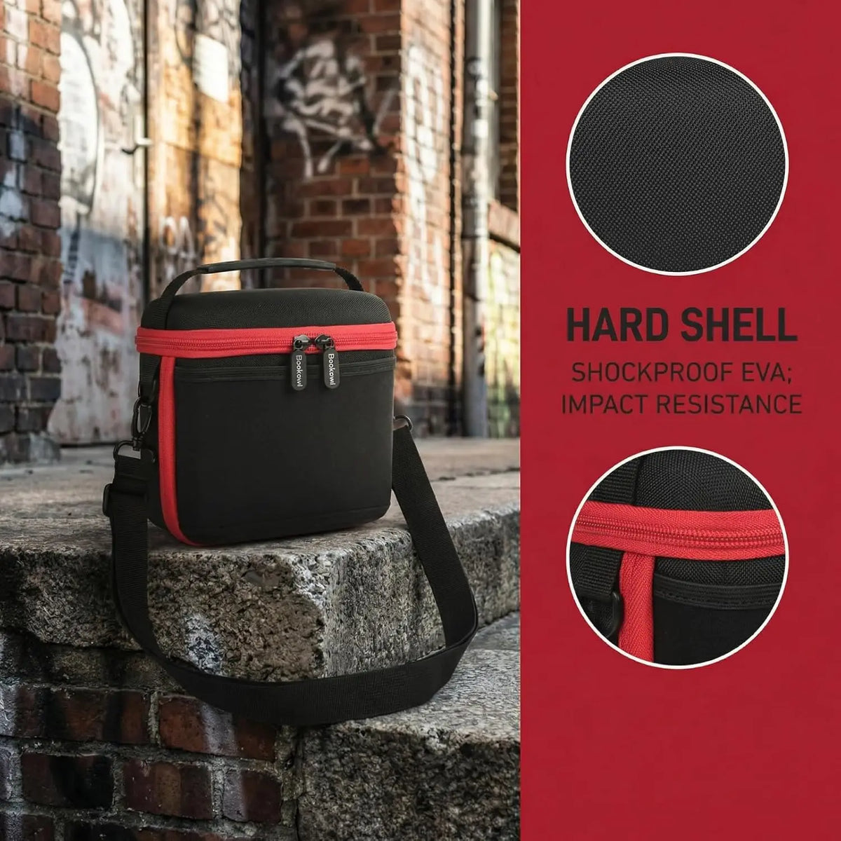 Polaroid Instant Camera Case – Hard EVA Carrying Bag with Strap Camera Carrying Case Babs