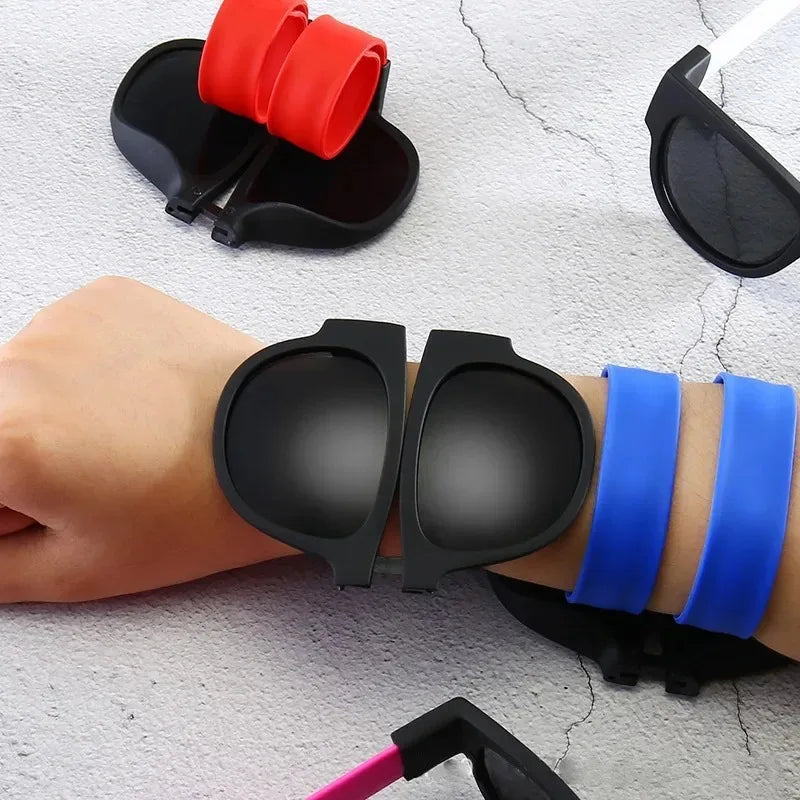 10pcs Folding Eyeglasses Wristband Bracelets – Party Favors Costume Accessory Set Babs