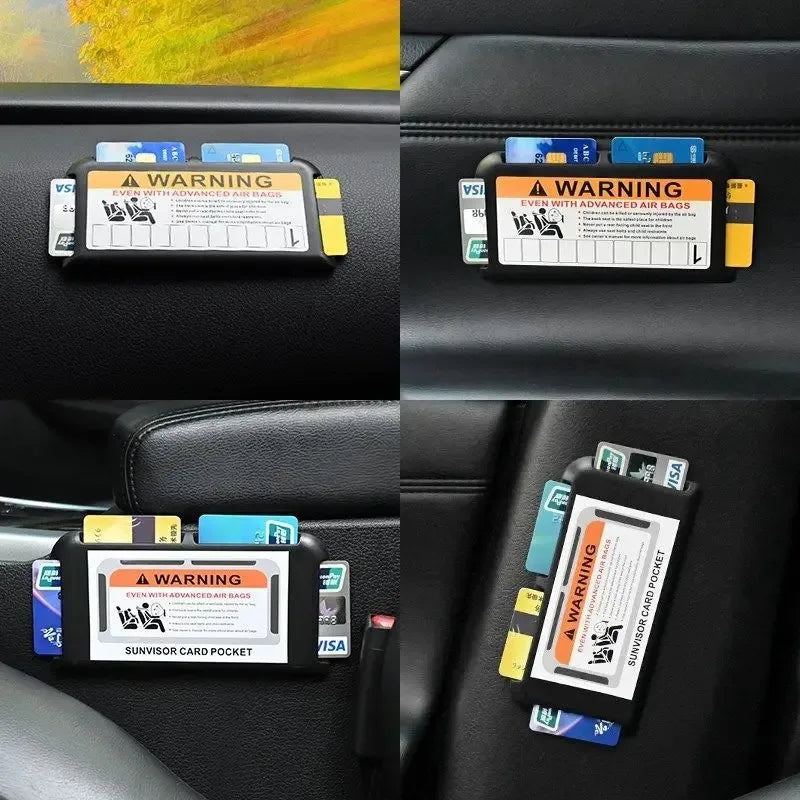 Car Sun Visor Card Clip Organizer & Parking Card Holder Car Visor Organizer Babs