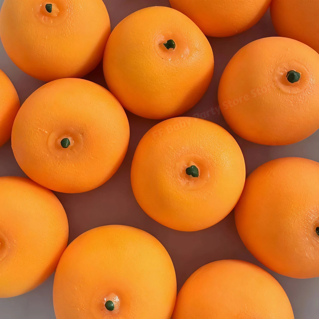 Orange Squishy Squeeze Ball ASMR Sensory Fidget Toy & Party Gift Sensory Fidget Toy Babs