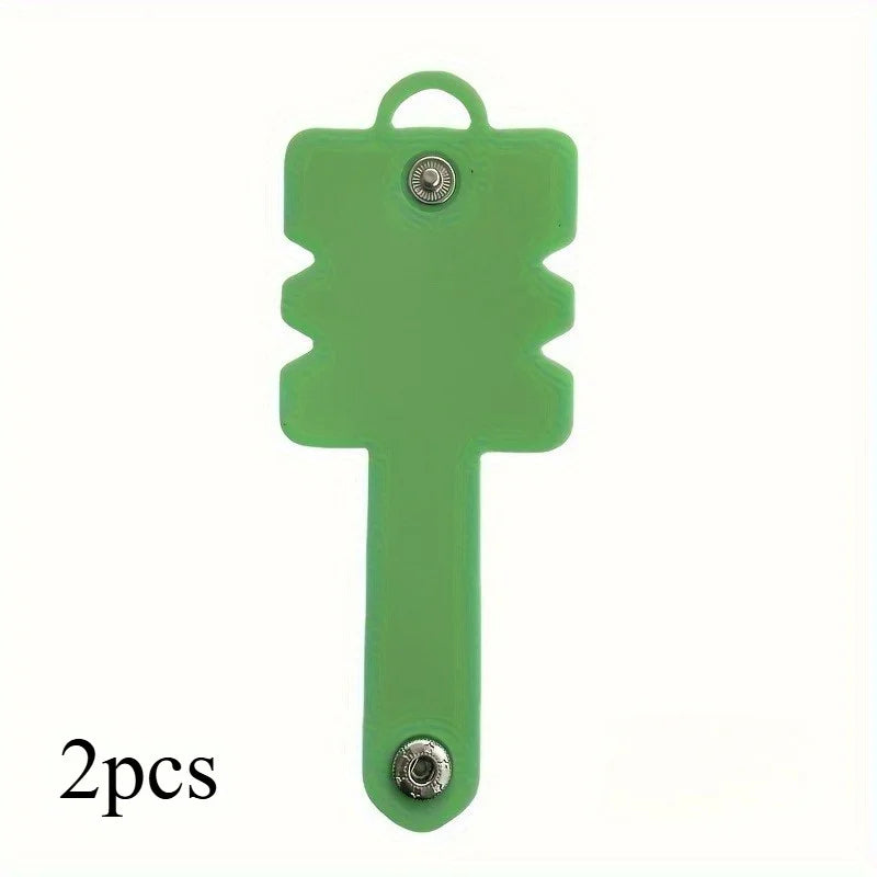 Silicone Headphone Winder & Cable Cord Organizer for Earbuds Cable Cord Organizer Babs Green-2pcs