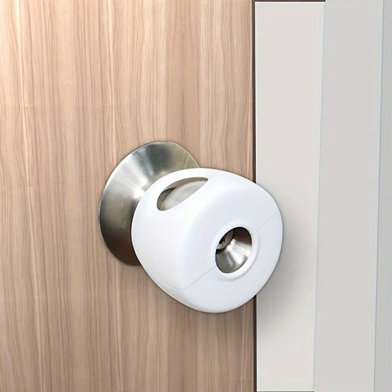 Child Safety Doorknob Cover – Round Ball Bump Protector Door Safety Cover Babs