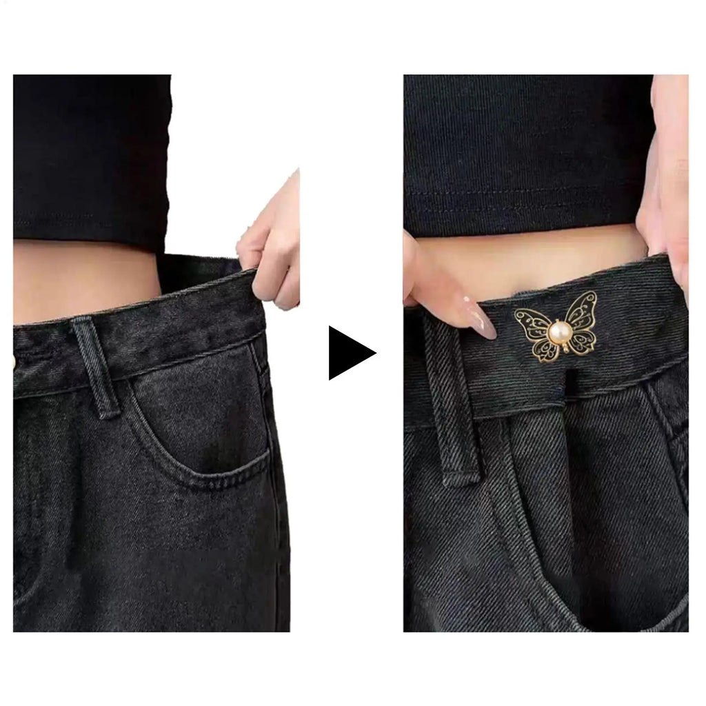 Butterfly Waist Adjuster Clips for Pants & Skirts — 8pcs Waist Adjuster Clip Babs