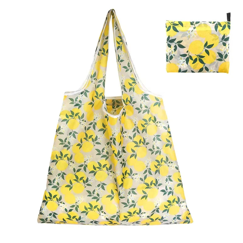 Foldable Reusable Grocery Bags – Large Boho Washable Tote Reusable Tote Bag Babs