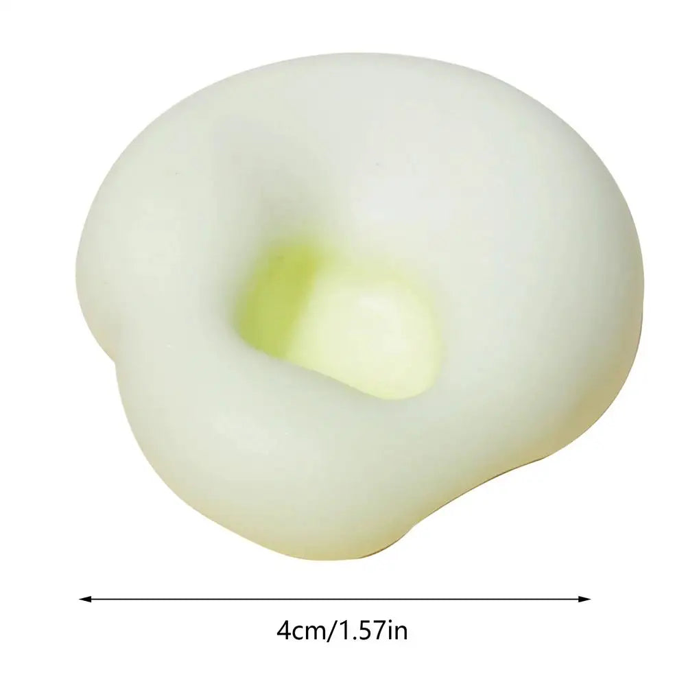Sand Glutinous Squeeze Ball Sensory Fidget Toy – Shapeable Sensory Fidget Toy Babs Yellow 4cm