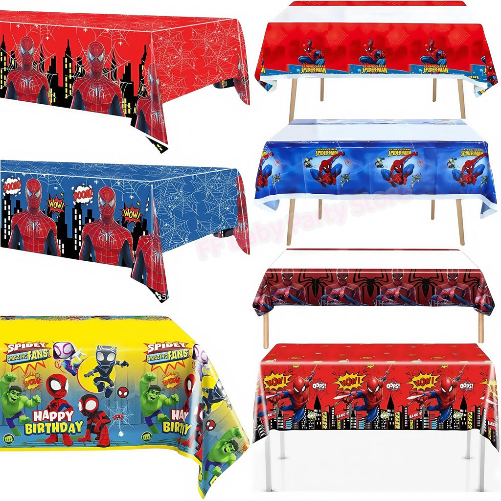 Spider-Man Party Tablecloth | Kids Birthday Table Cover Party Tablecloth Babs