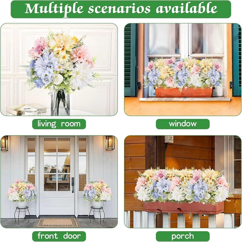 Artificial Silk Rose Flowers 1/3PCS – Wedding & Home Décor Artificial Silk Flowers Babs