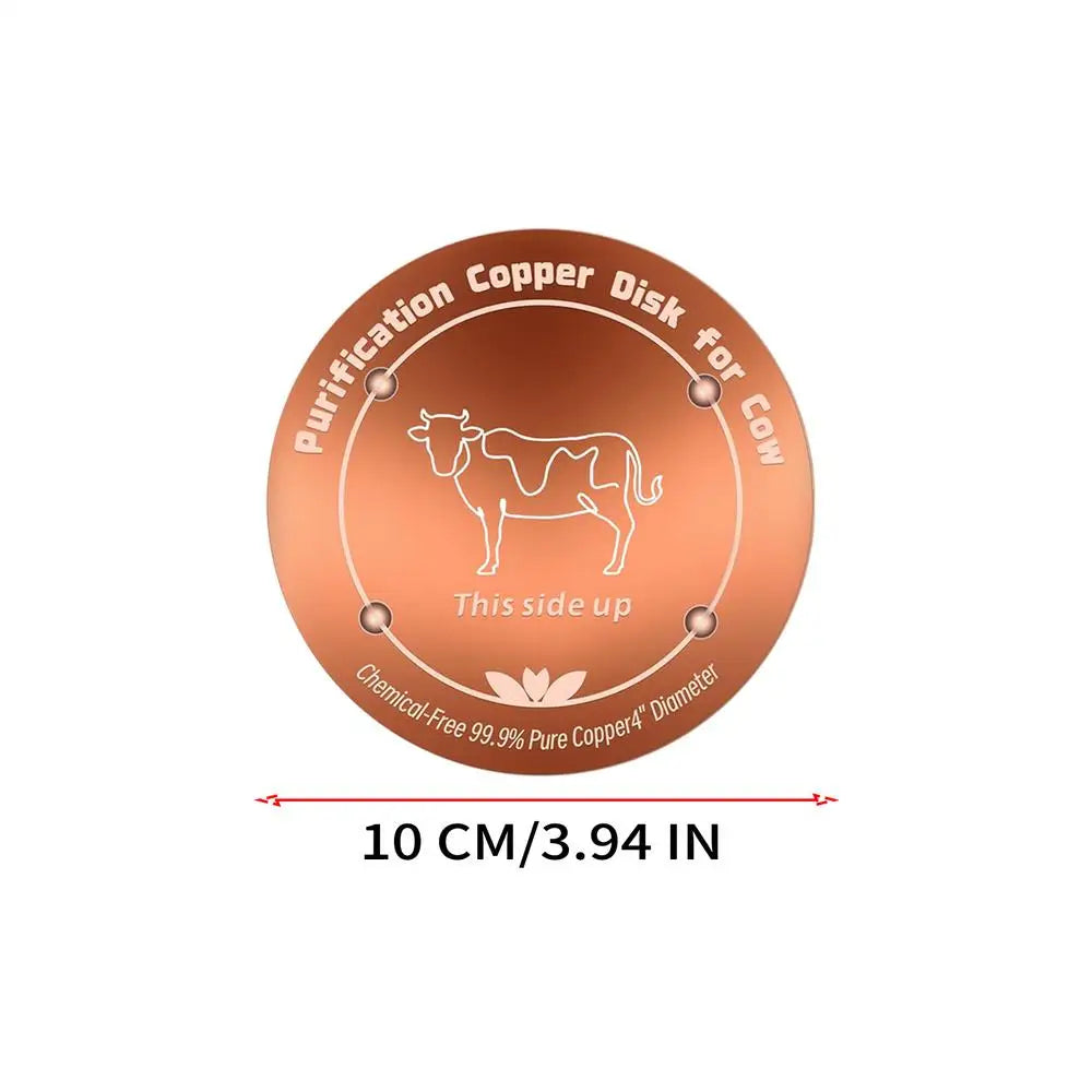 Copper Bird Bath Purifier Disc | Outdoor Water Cleaner Bird Bath Purifier Babs cow