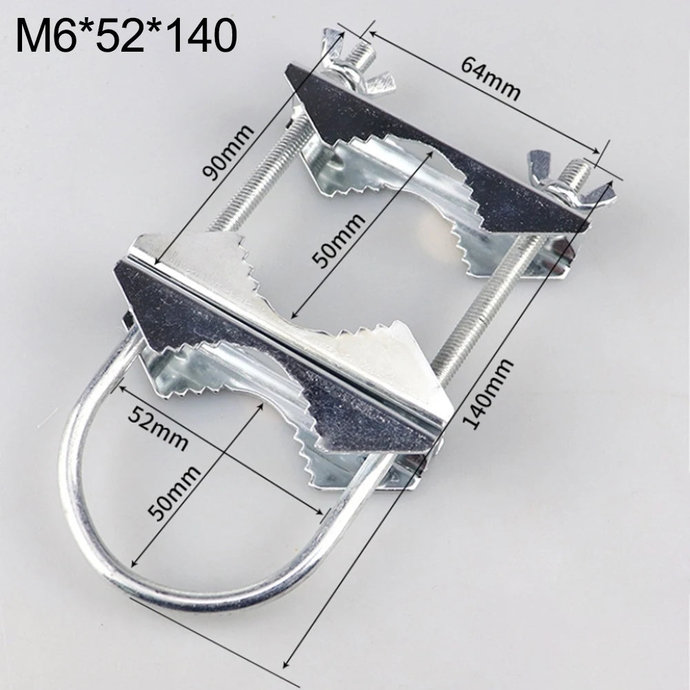 Heavy Duty Antenna Mast Clamp U-Bolt Mounting Bracket Antenna Mast Clamp Babs F
