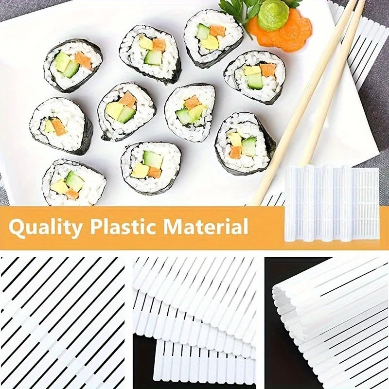 Sushi Roll Mat – Non-Stick Plastic Mat for Nori & Rice Balls Sushi Roll Mat Babs