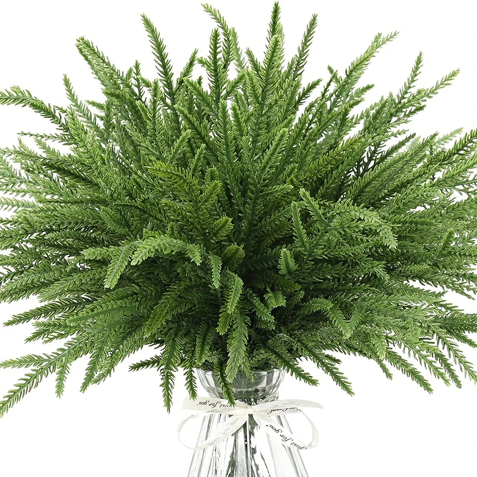 Artificial Pine Needle Branches – Christmas & Wedding Decor Artificial Pine Branches Babs