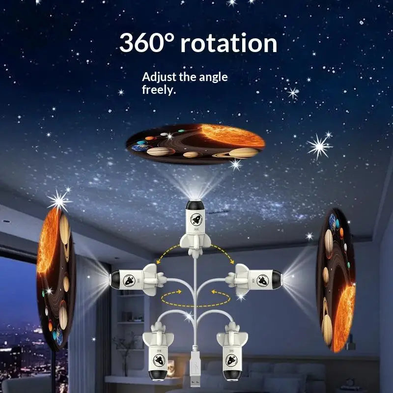 Dinosaur Starry Sky Night Light LED USB Projector for Kids Kids Night Projector Babs