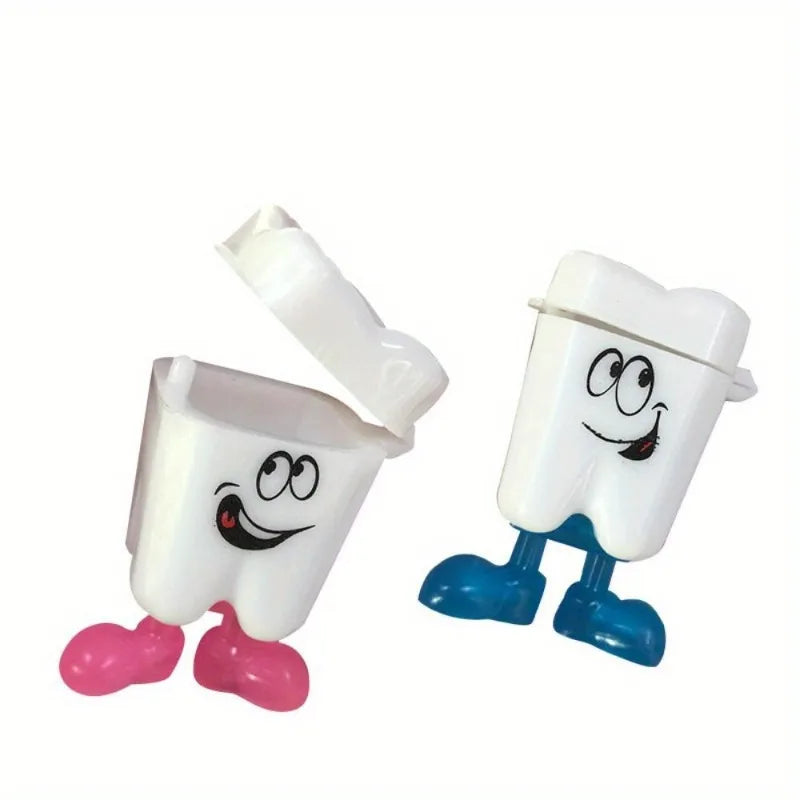 10-Pack Baby Tooth Keepsake Box | Cartoon Kids Teeth Organizer Tooth Keepsake Box Babs