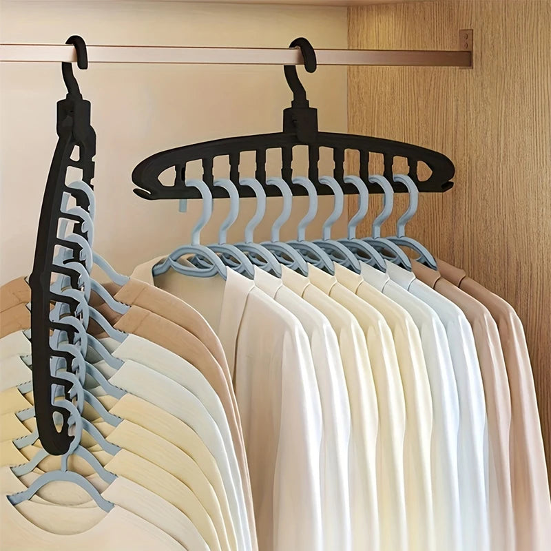 Space Saving Collapsible Clothes Hangers – Heavy Duty Plastic Clothes Hangers Babs